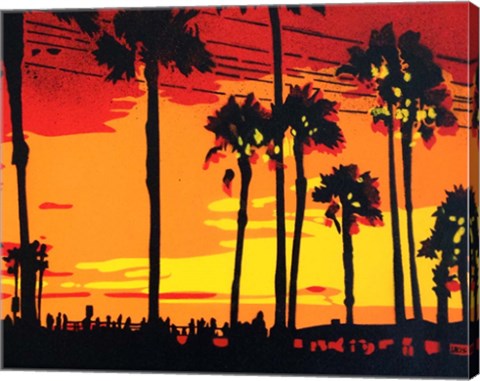 Framed California Sunrise Print