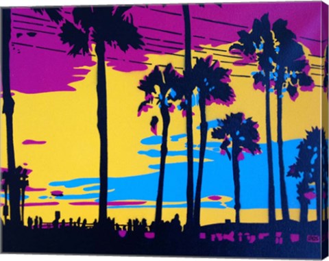 Framed California Sunset Print