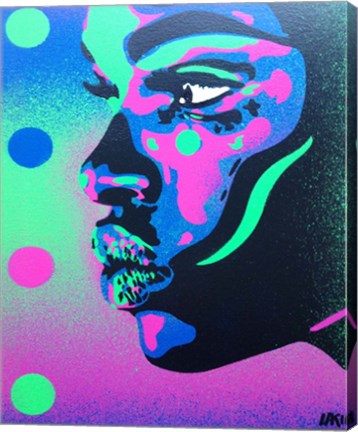 Framed Kiss Series 2 Spots Print