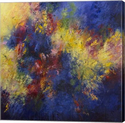 Framed Color Burst Print