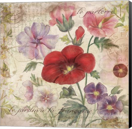 Framed French Garden Print