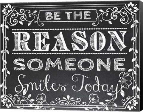 Framed Chalk Board 2 Print