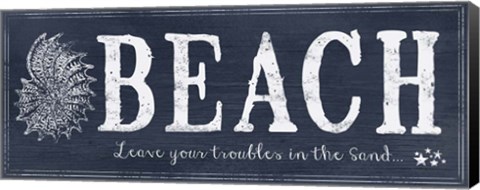 Framed Beach 2 Print