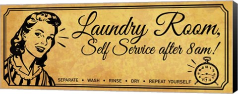 Framed Laundry 2 Print