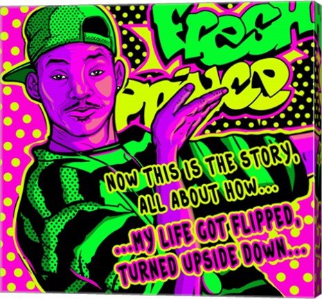 Framed Fresh Prince Print