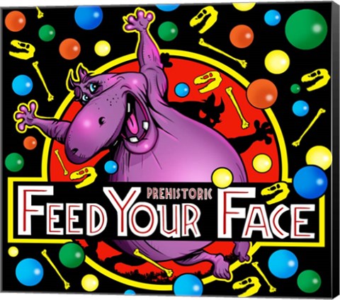Framed Feed Your Face Print