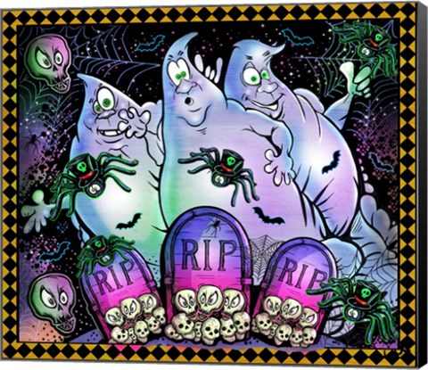 Framed Three Ghosts Print