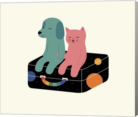 Framed Travel More Print