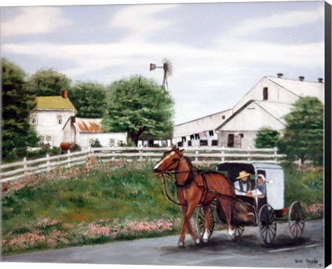 Framed Amish Country 1 Print