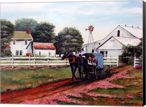 Framed Amish Country 2 Print