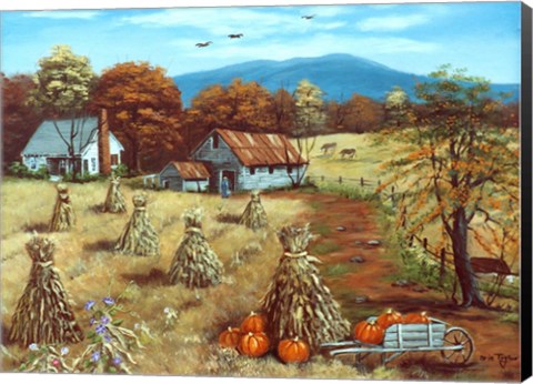 Framed Autumn Print