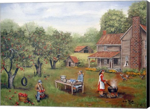 Framed Mom&#39;s Applebutter Print