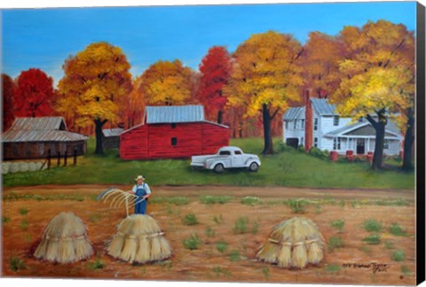 Framed Gaither&#39;s Harvest Print