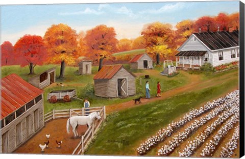 Framed Old Homeplace Print