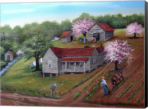 Framed Mosteller Homeplace Print
