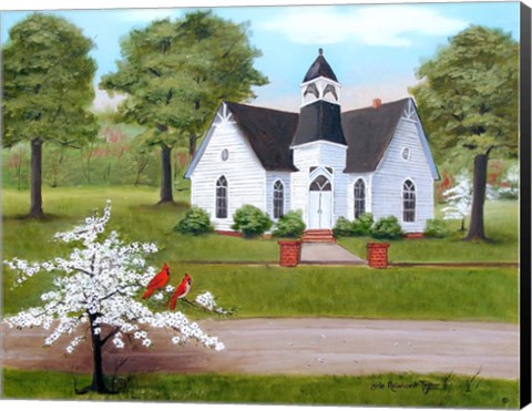 Framed St. Paul&#39;s In The  Spring Print