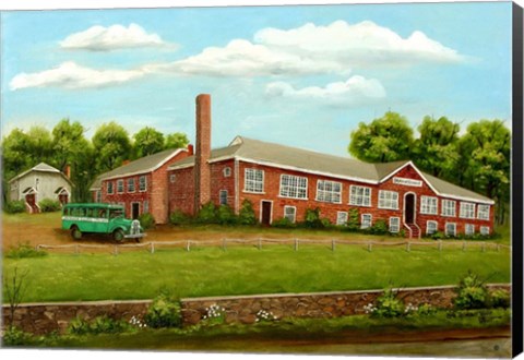 Framed Banoak High 1930s Print