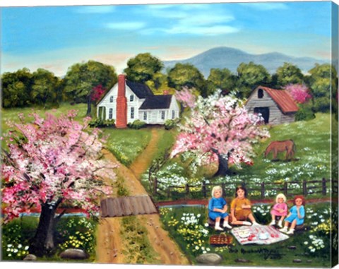 Framed Tea Party Print