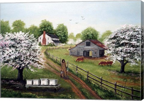 Framed Beekeeper Print
