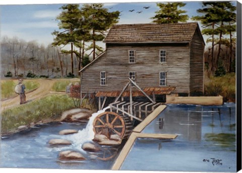 Framed Howard&#39;s Creek Mill 1930s Print