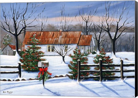 Framed Mom and Dad&#39;s at Christmas Print