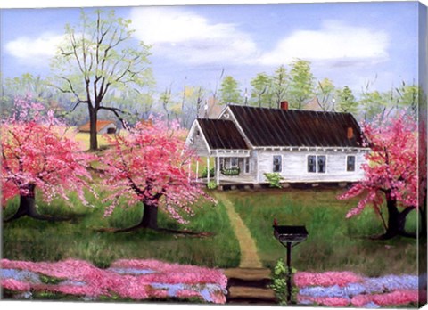 Framed Mom and Dad&#39;s in Spring Print