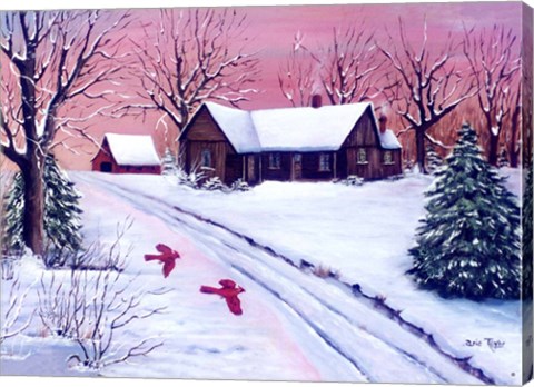 Framed Red Dawn Print