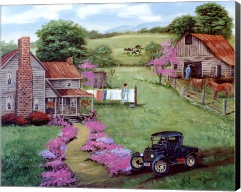Framed Rural Roots Print