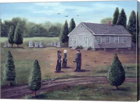 Framed Cedar Grove Church Print