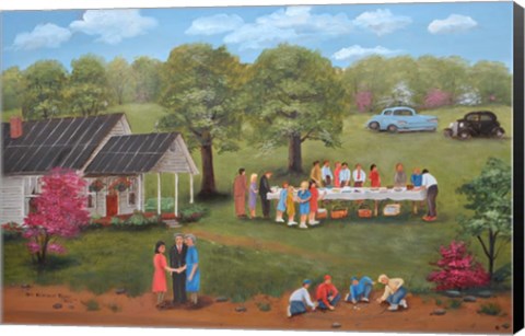 Framed Family Get Together Print