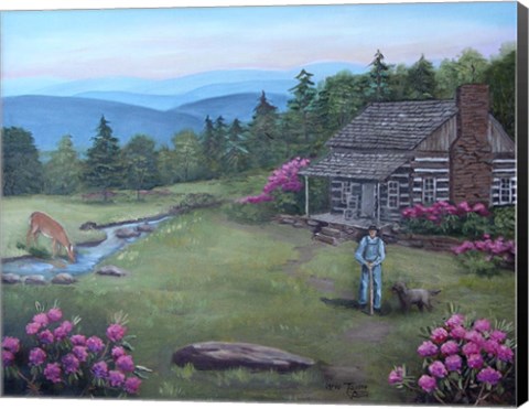 Framed Mountain Life Print