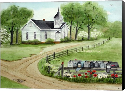 Framed Plateau Methodist 2 Print