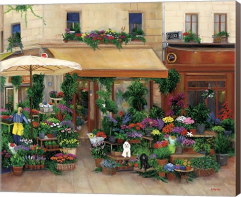 Framed Best Friends Flower Market Print