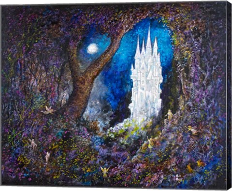 Framed Fairie Castle Print