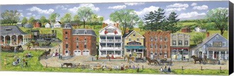Framed Depot Street Print