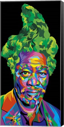 Framed Morgan Freeman Print
