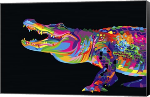 Framed Alligator Print