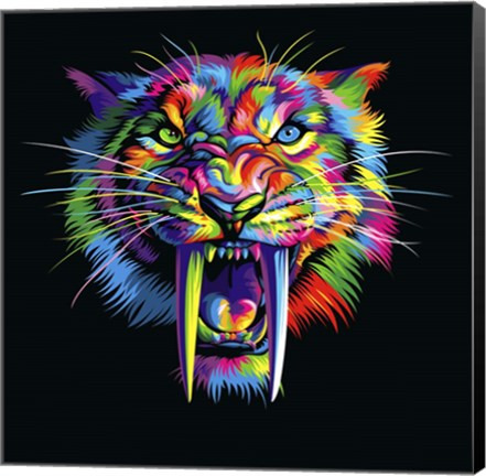 Framed Sabertooth Print