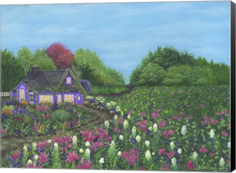 Framed Royal Cottage &amp; Garden Print