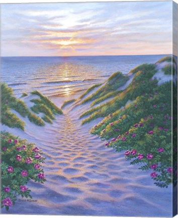 Framed Dune Descent I Print