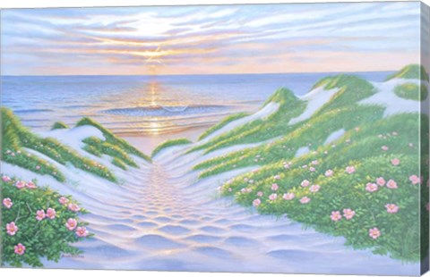 Framed Dune Descent III Print