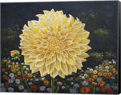 Framed Flower Power II Print