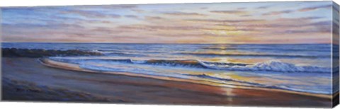 Framed Sunset Breakers Print