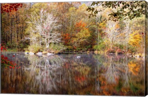 Framed Autumn's Peak Print