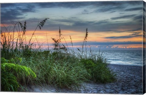 Framed On The Edge Of Sunrise Print