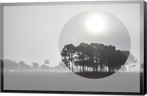 Framed Sunrise Circles Print