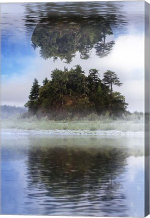 Framed Hanging In The Clouds Print