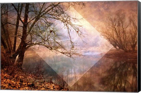 Framed Memories of Autumn Geometric Print