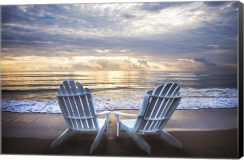 Framed Rush Hour in Paradise Print