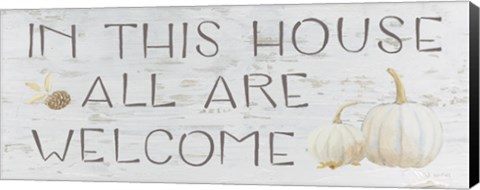 Framed Beautiful Bounty Sign I Print